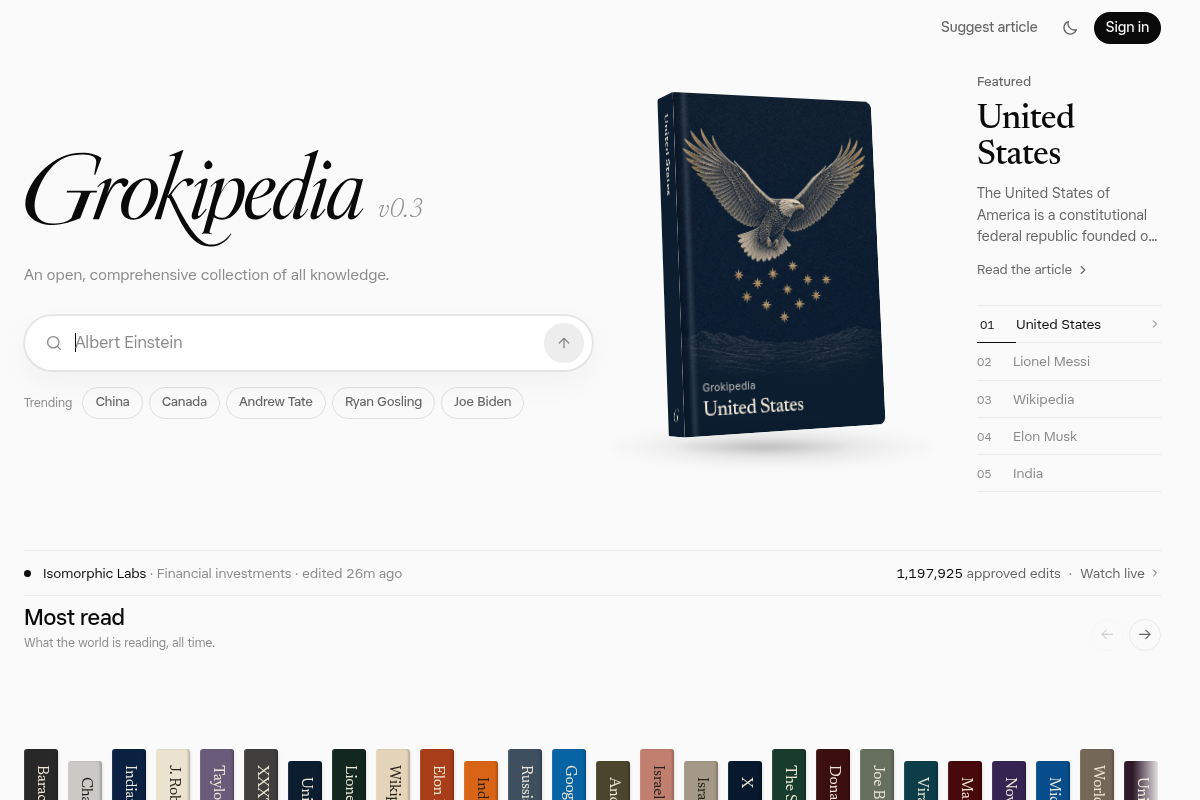 Grokipedia