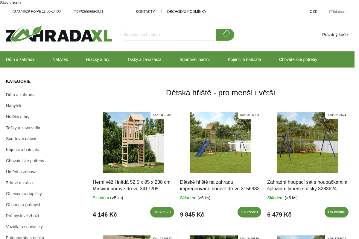 Zahrada XL
