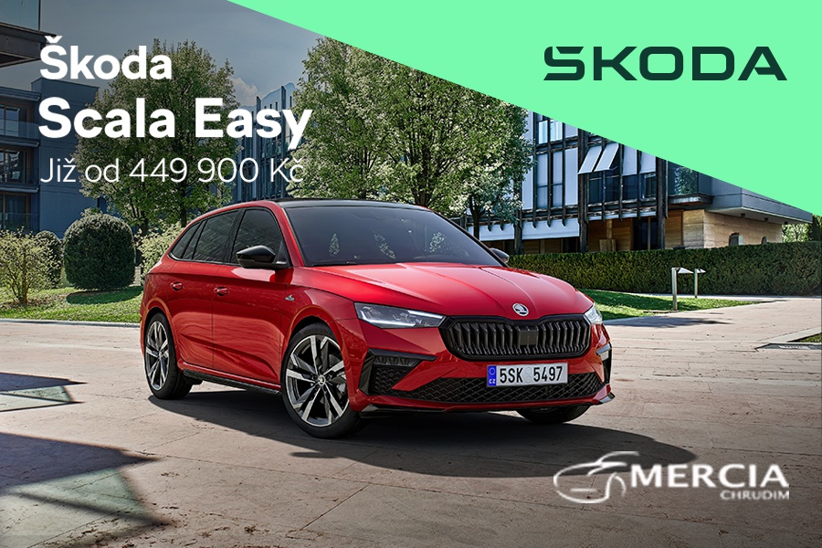 Akční nabídka Škoda Scala Easy