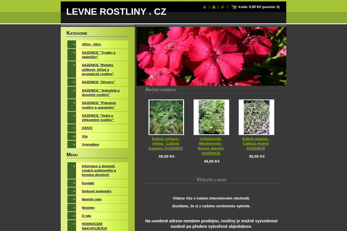 Levnerostliny.cz