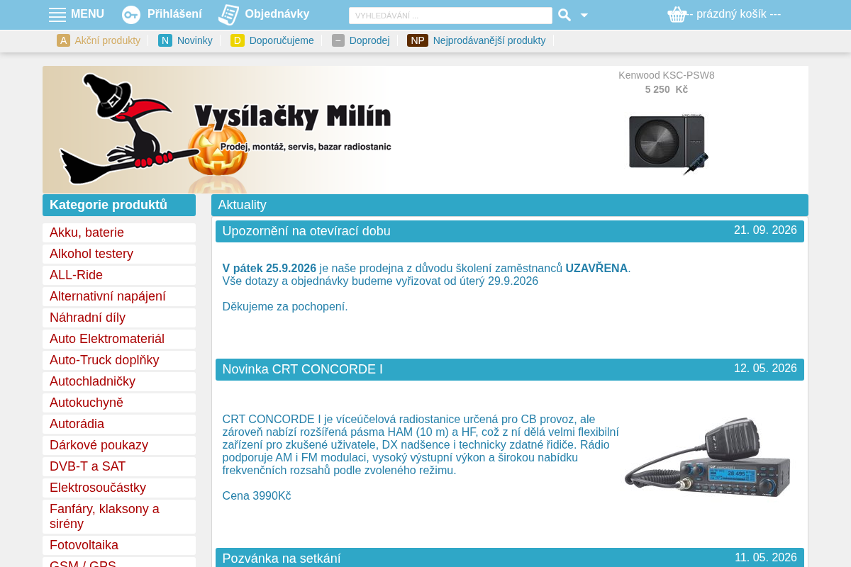 Vysílačky Milín