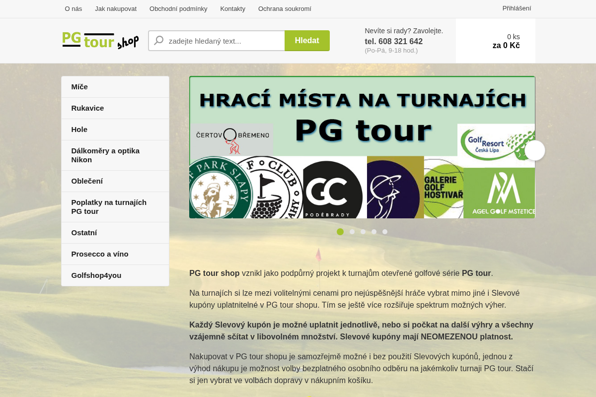 Pgtour-shop.cz