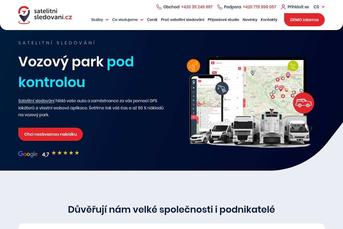 Satelitní sledování