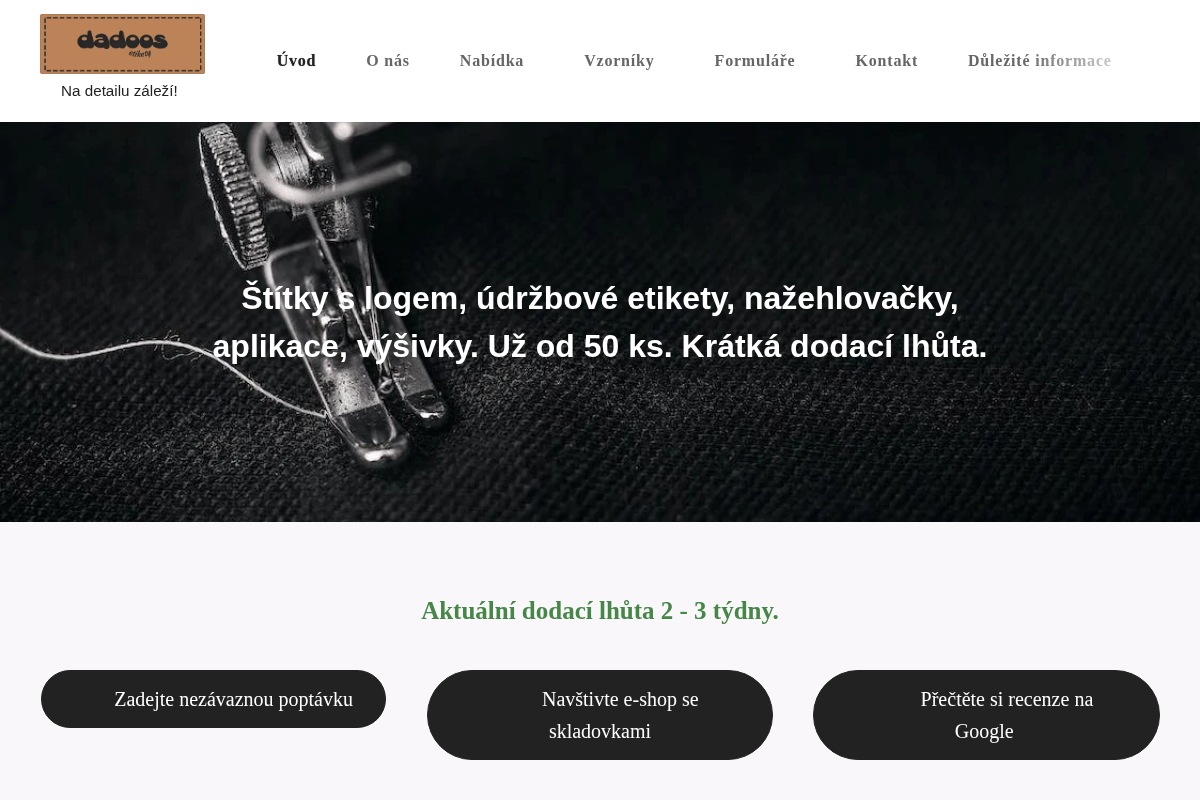 Dadoos-etikety.cz