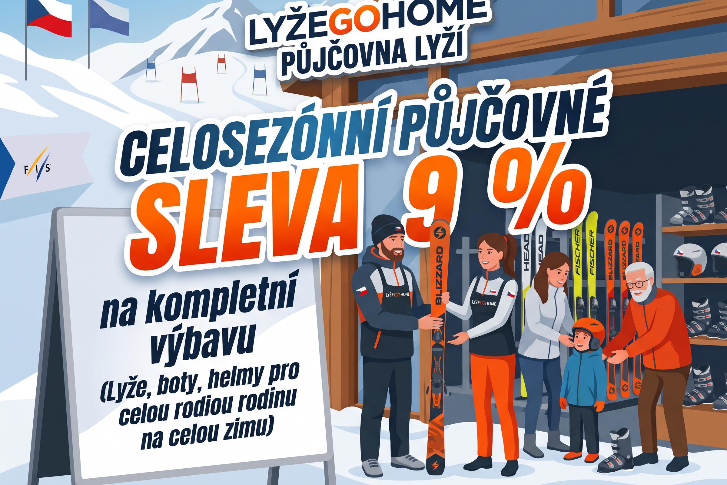 CELOSEZÓNNÍ PŮJČOVNA -9 %