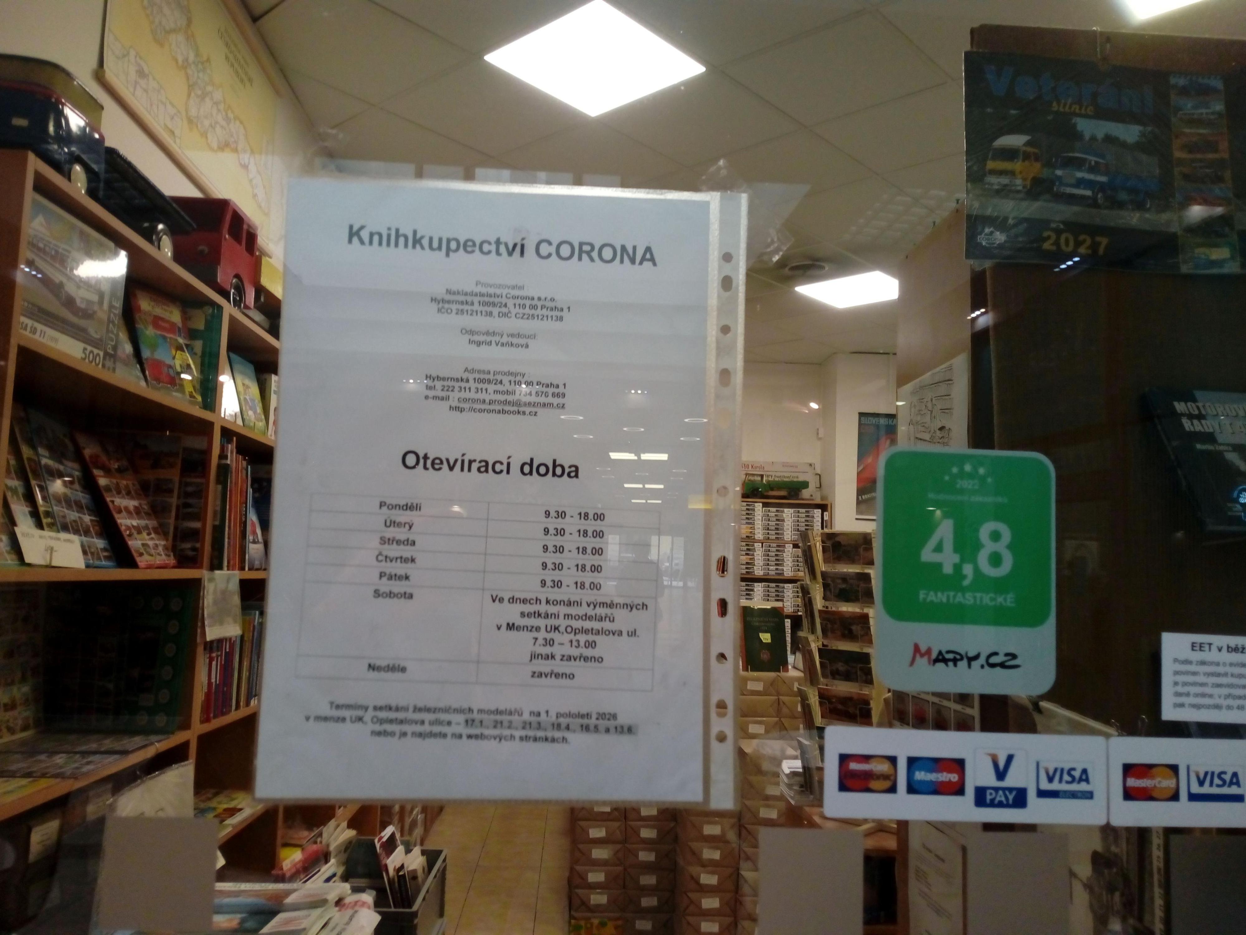 Antikvariát Corona foto 3