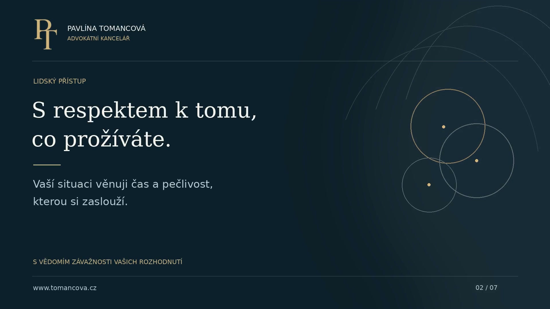Advokát Mgr. Bc. Pavlína Tomancová foto 2 (náhled videa)