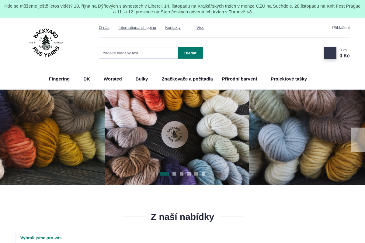 Backyard Pine Yarns