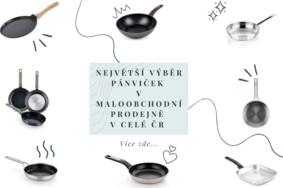 Největší výběr pánviček naleznete u nás!