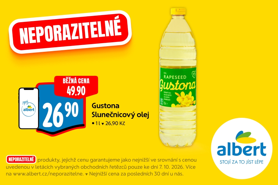 Gustona Slunečnicový olej