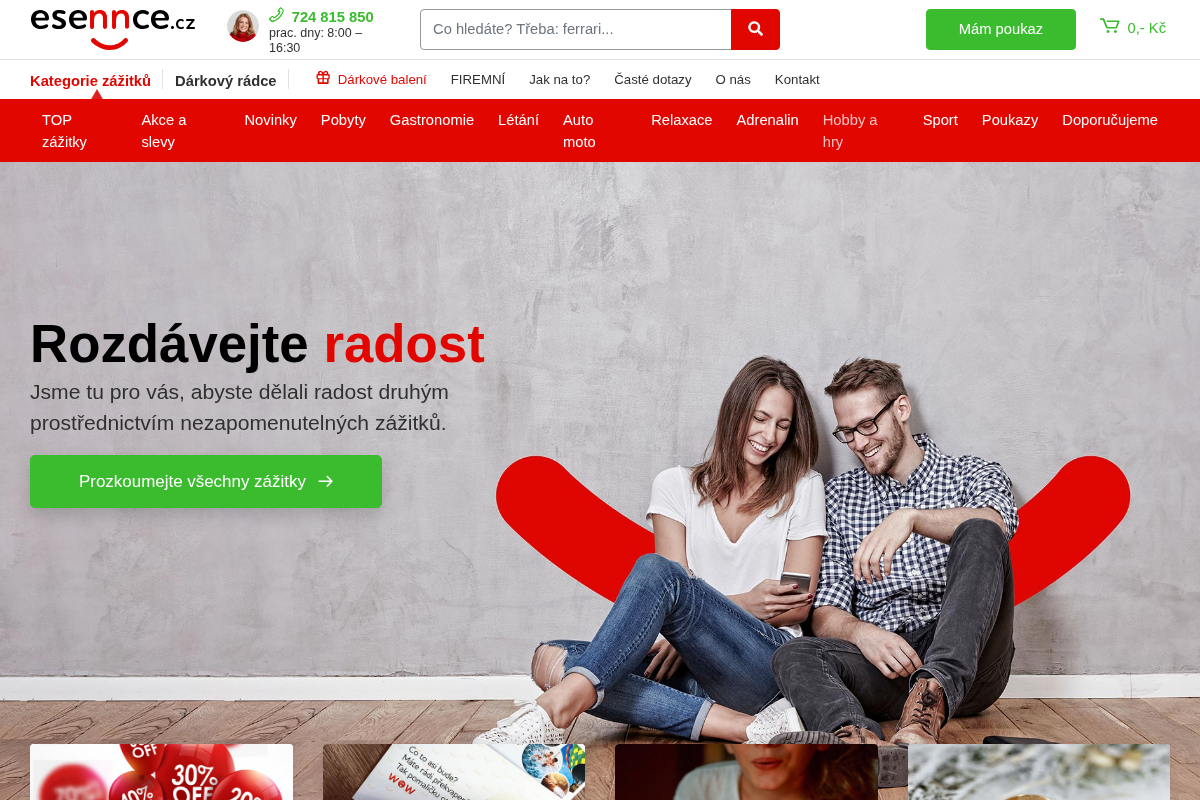 Esennce - Agentura na zážitky