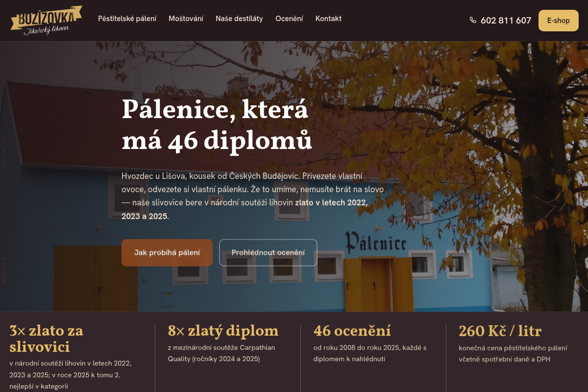 Bozízovská pálenice.cz