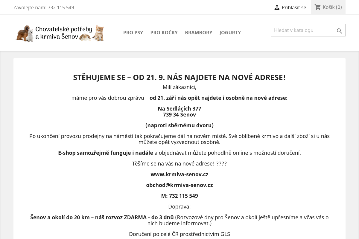 Chovatelské potřeby a krmiva - Ludmila Braczková