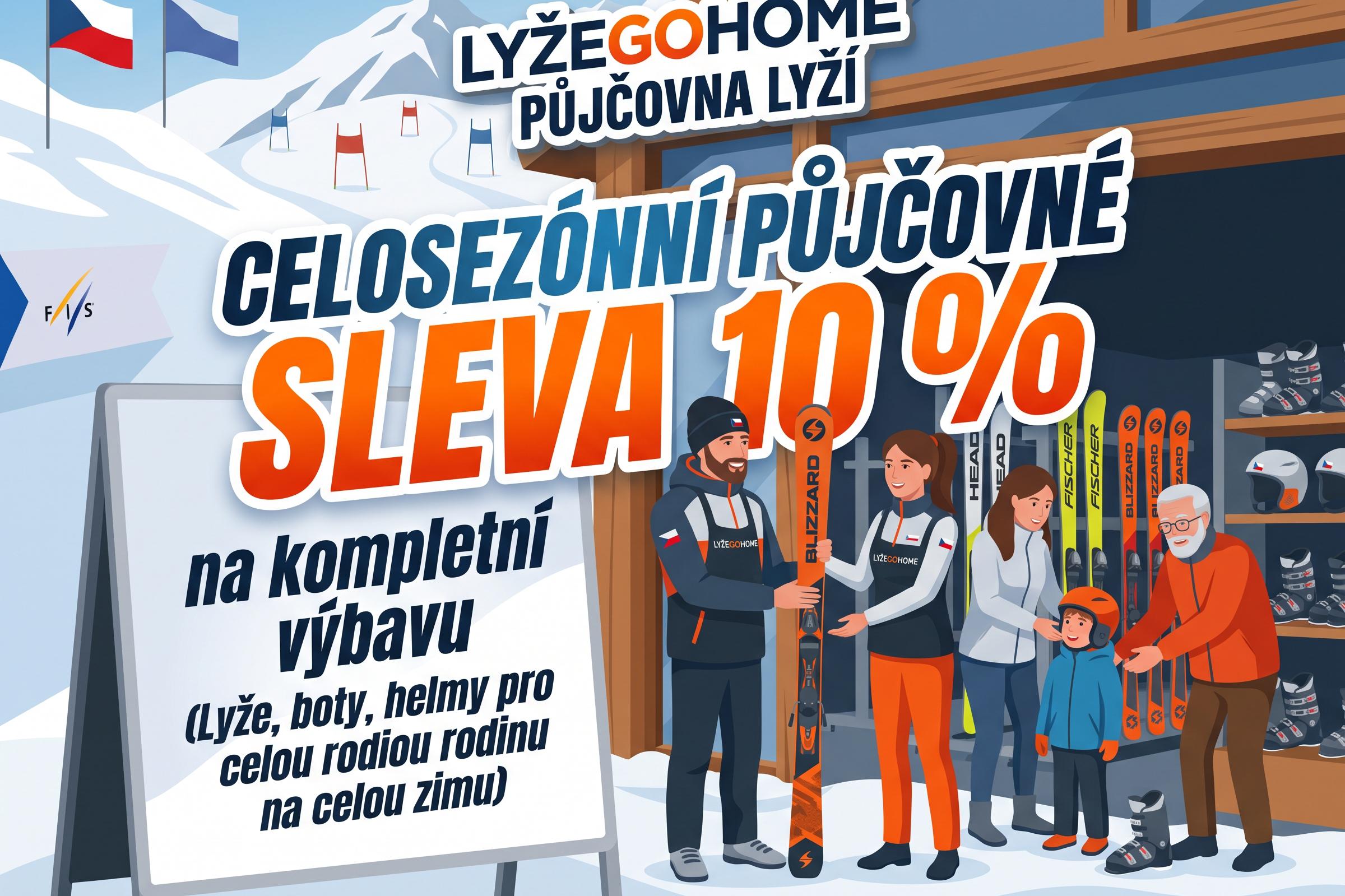 CELOSEZÓNNÍ PŮJČOVNA -10 %