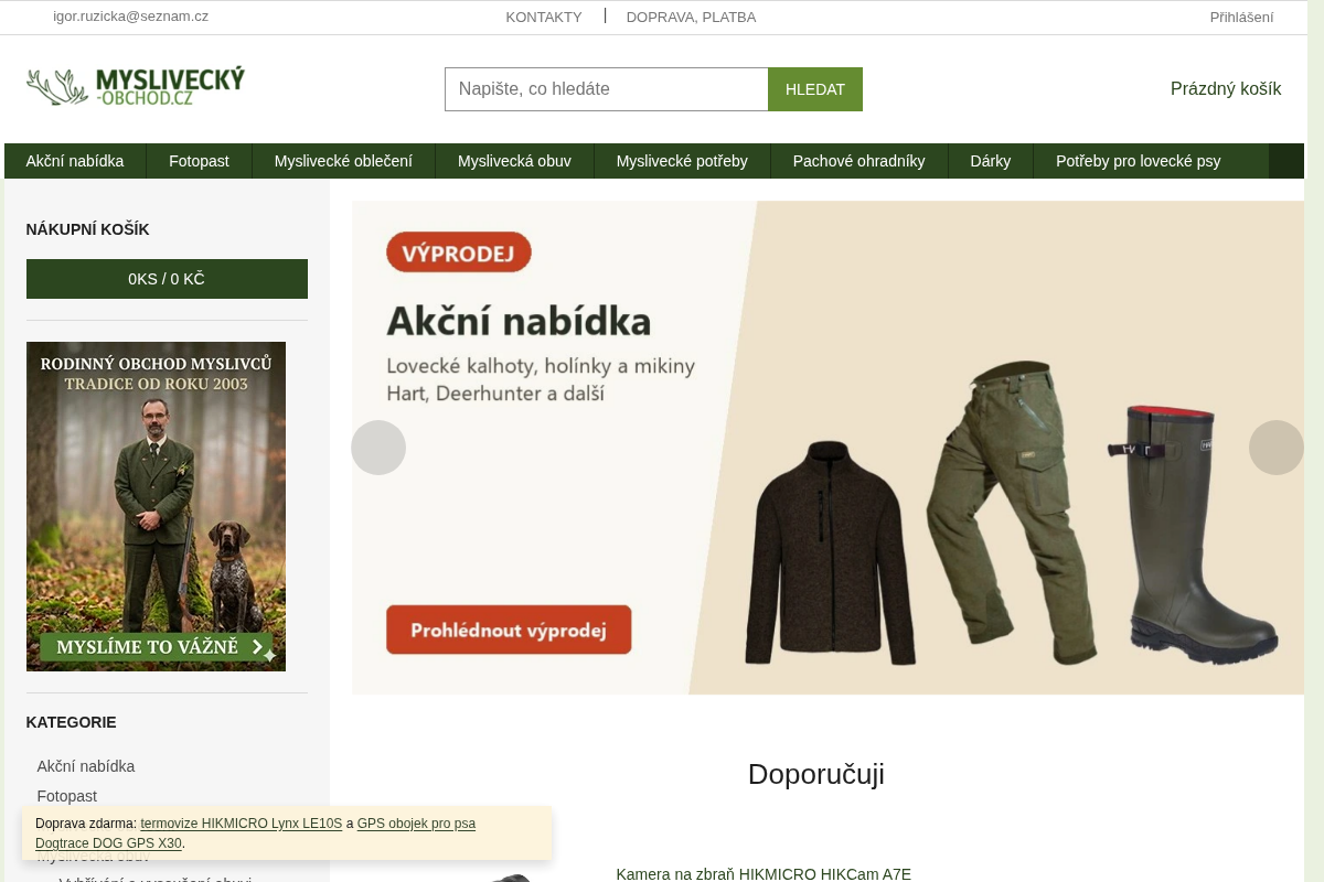 Myslivecky-obchod.cz