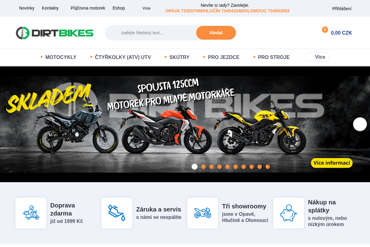 E-shop - Dirtbikes.cz