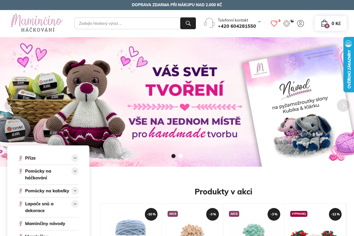 Maminčino Háčkování