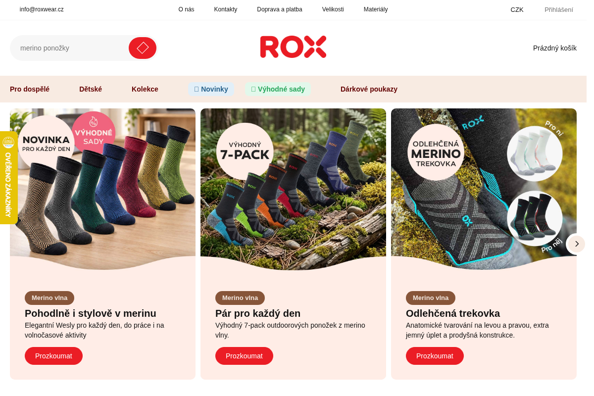 ROX - poctivé české ponožky