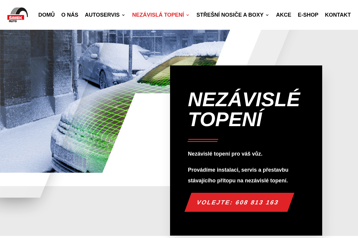 Webasto servis ŠIMEK
