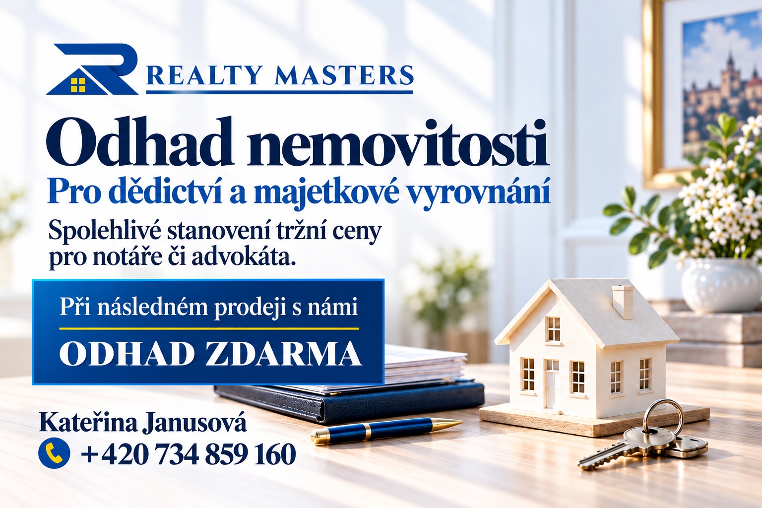 Odhad pro ceny nemovitosti pro dědické řízení a majetkové vyrovnání