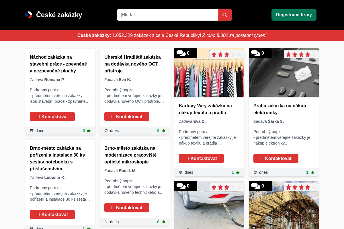 České zakázky