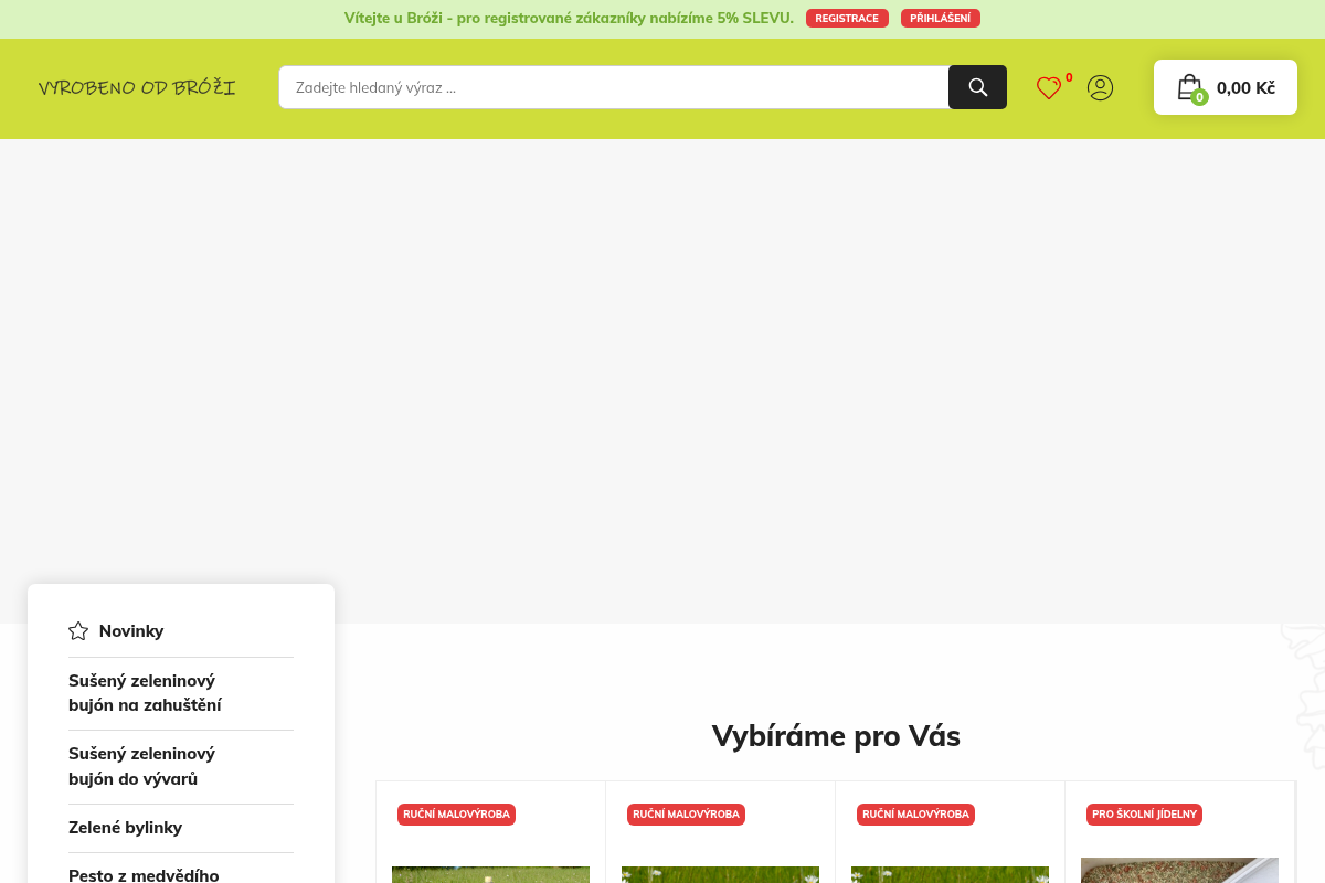 Vyrobeno od Bróži