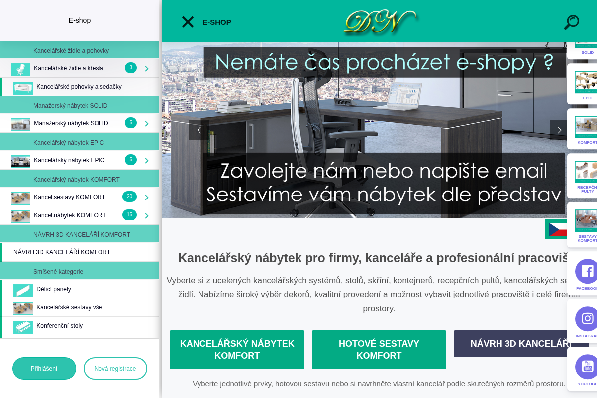 Designový NÁBYTEK - kancelářský nábytek
