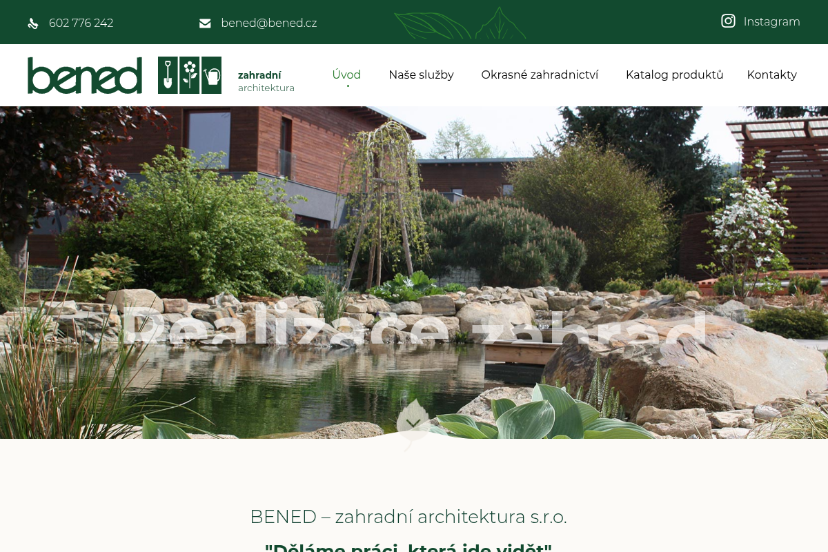 BENED - zahradní architektura, s.r.o.