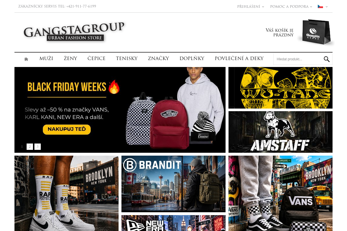 Gangstagroup.cz - URBAN FASHION STORE