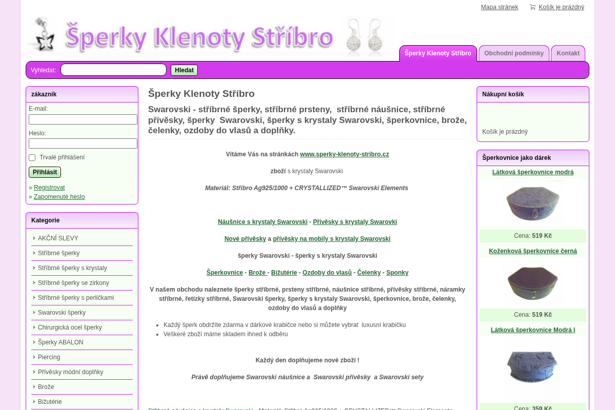 Sperky-klenoty-stribro.cz