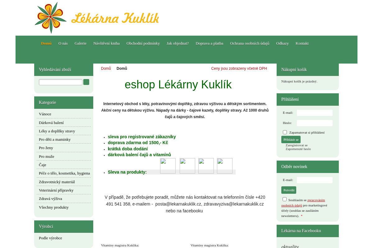 Lékárna Kuklík eShop