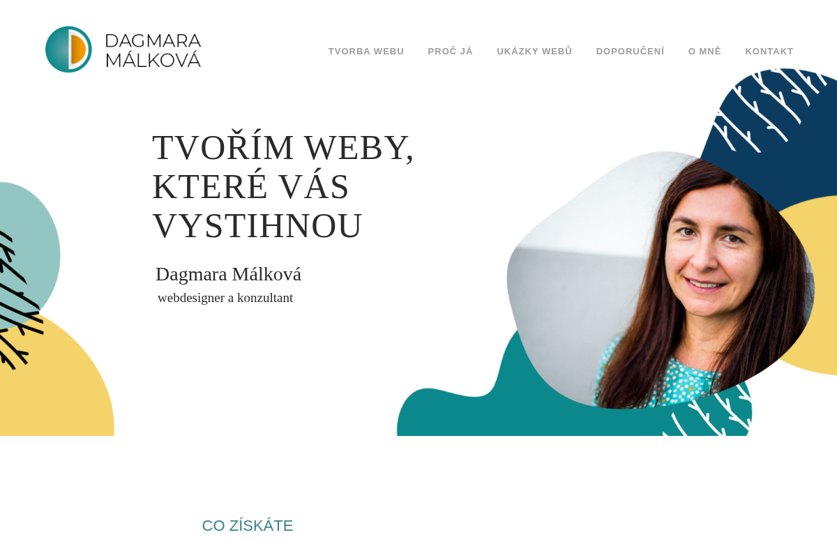 Dagmara Málková – tvorba webů a vizuální prezentace