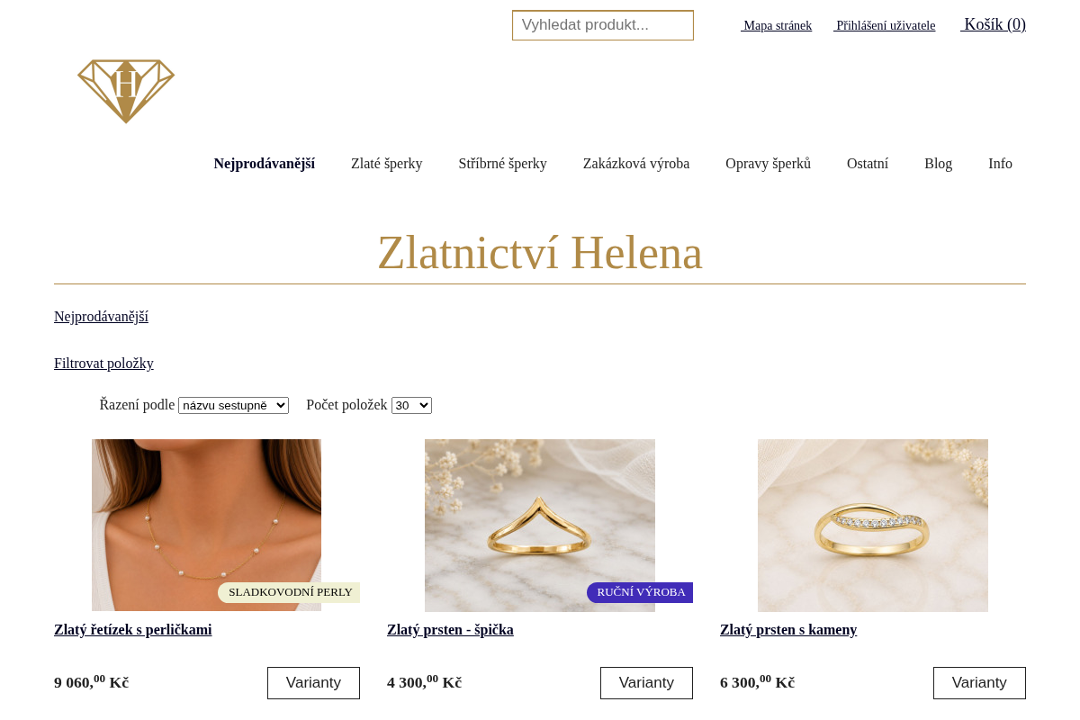 Zlatnictví Helena.cz