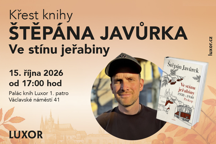 Křest knihy Štěpána Javůrka Ve stínu jeřabiny