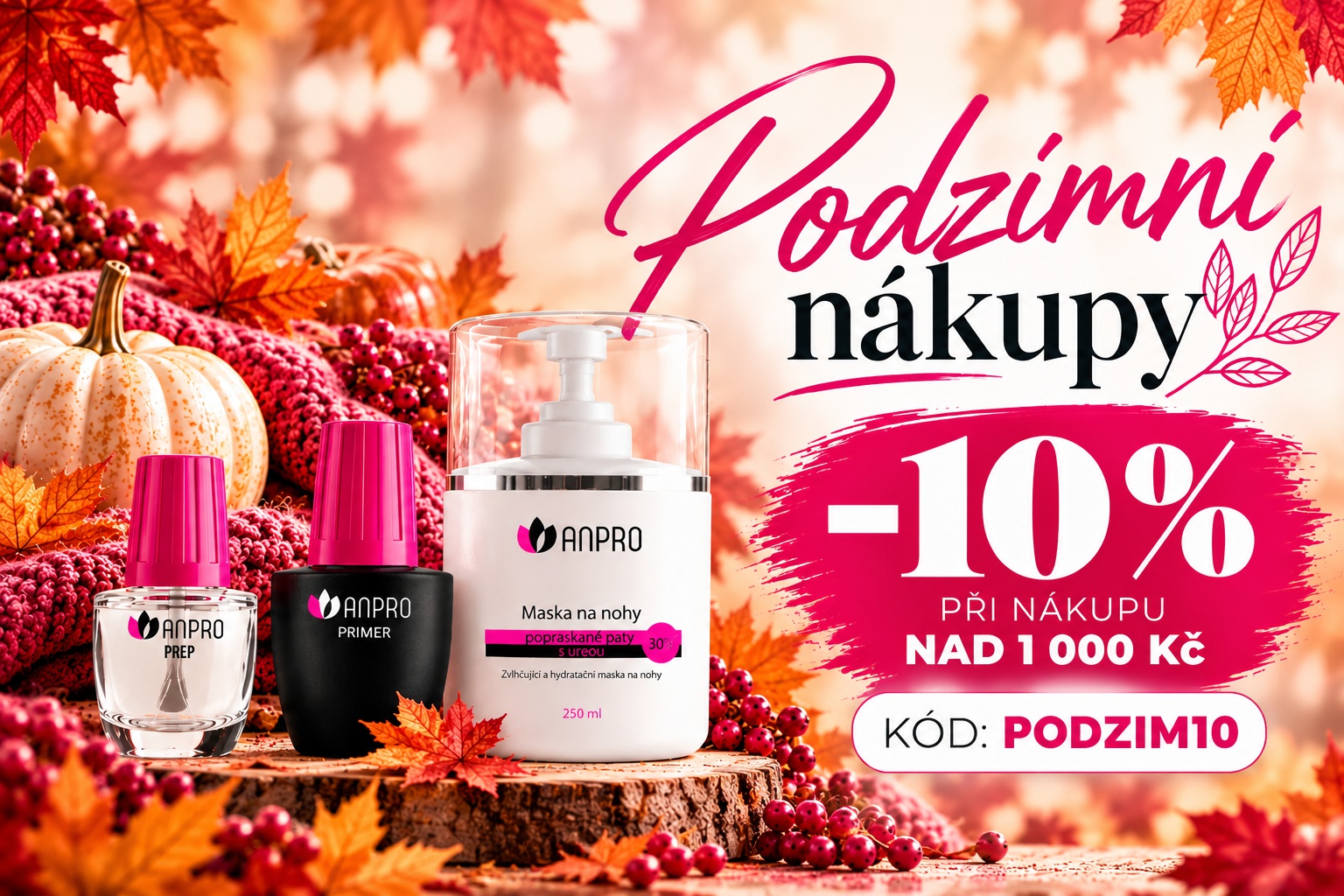 Podzimní nákupy se slevou 10 %!