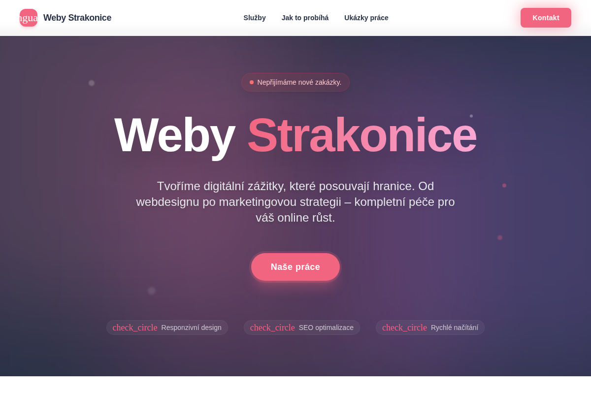 Tvorba webových stránek, Strakonice