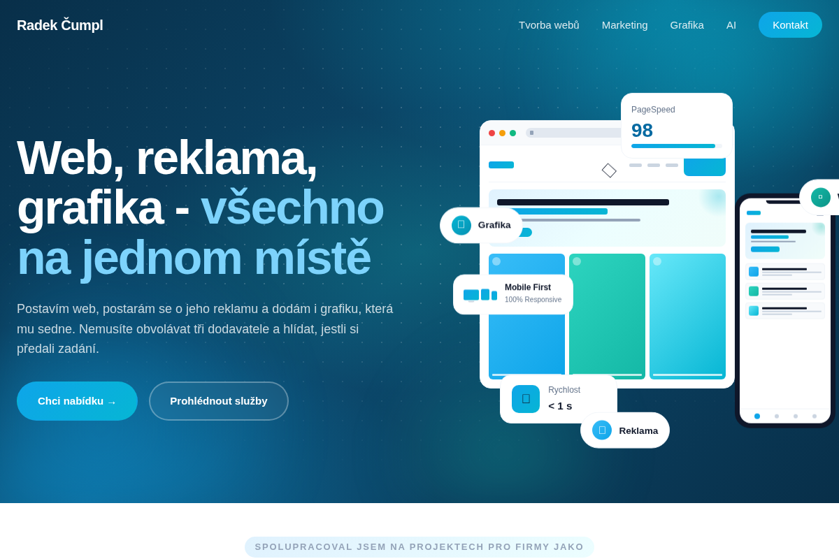 Radek Čumpl, Online marketing