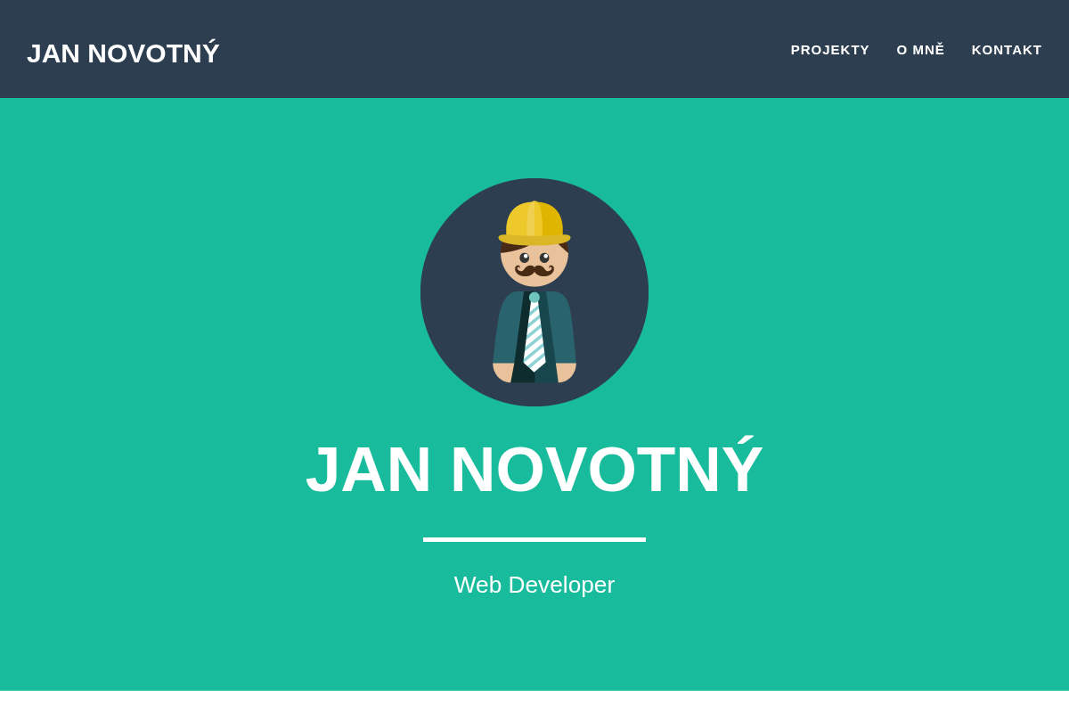 Jan Novotný - Web Developer