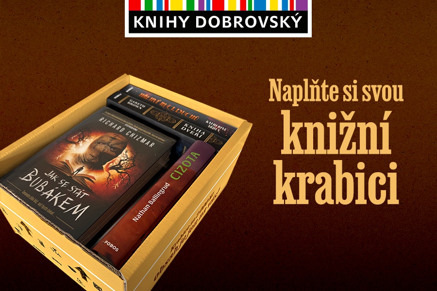 Plná krabice knih jen za 2000 Kč
