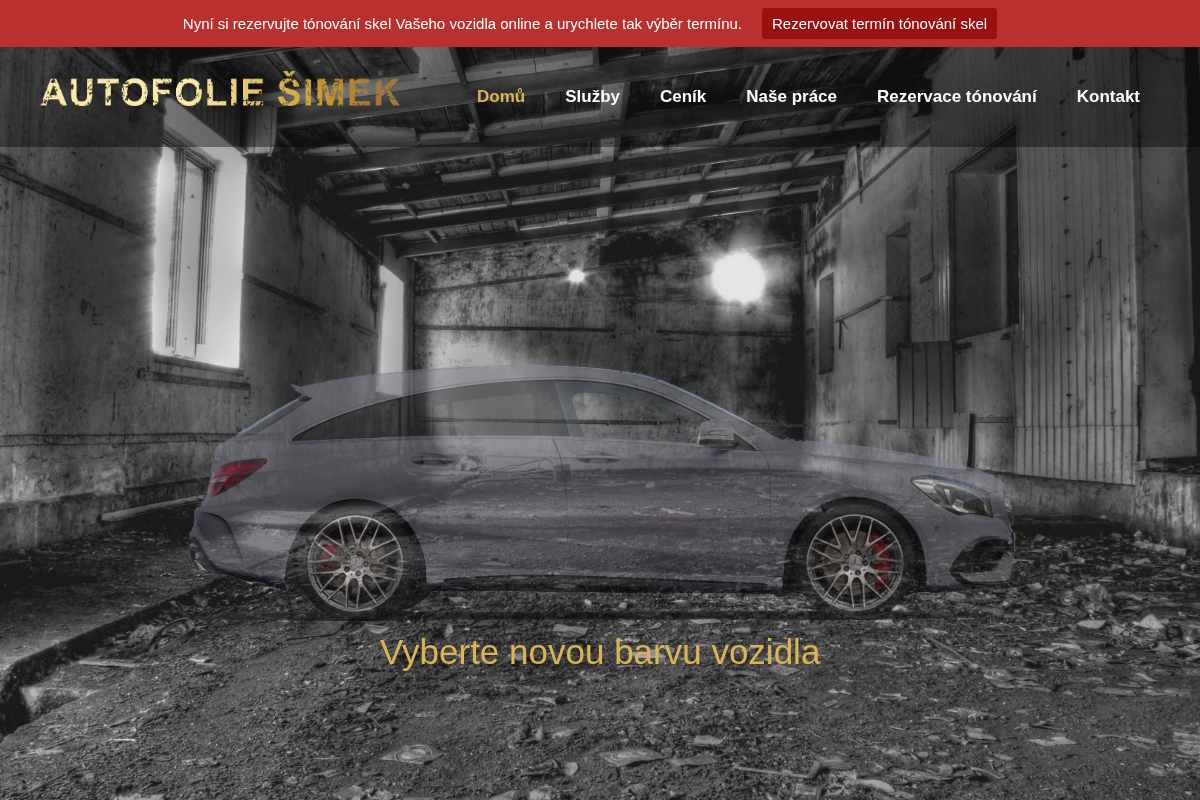 Autofolie Šimek