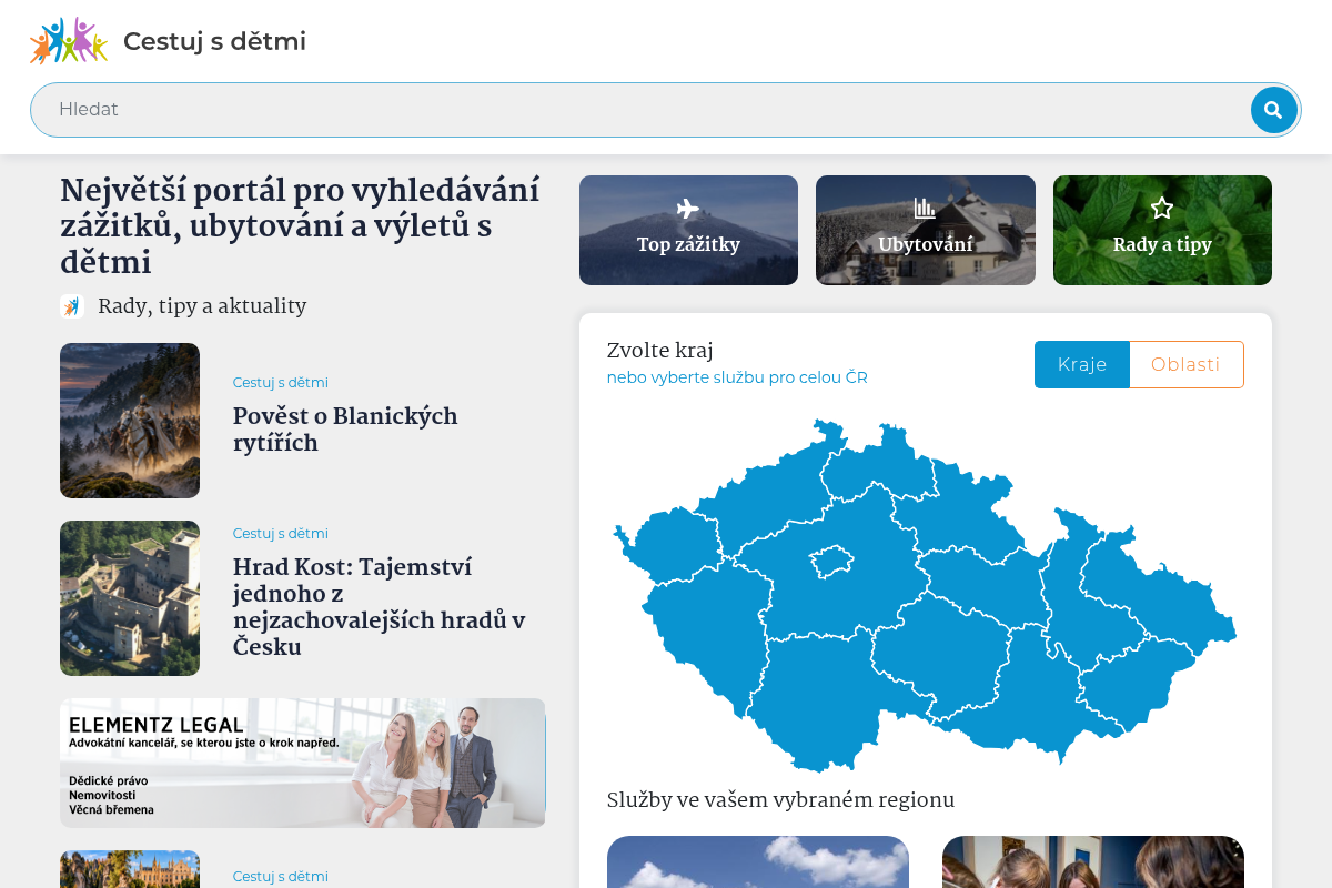 Cestuj s dětmi