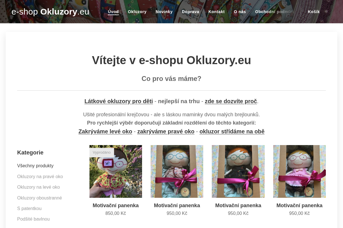 e-shop Okluzory.eu foto 1