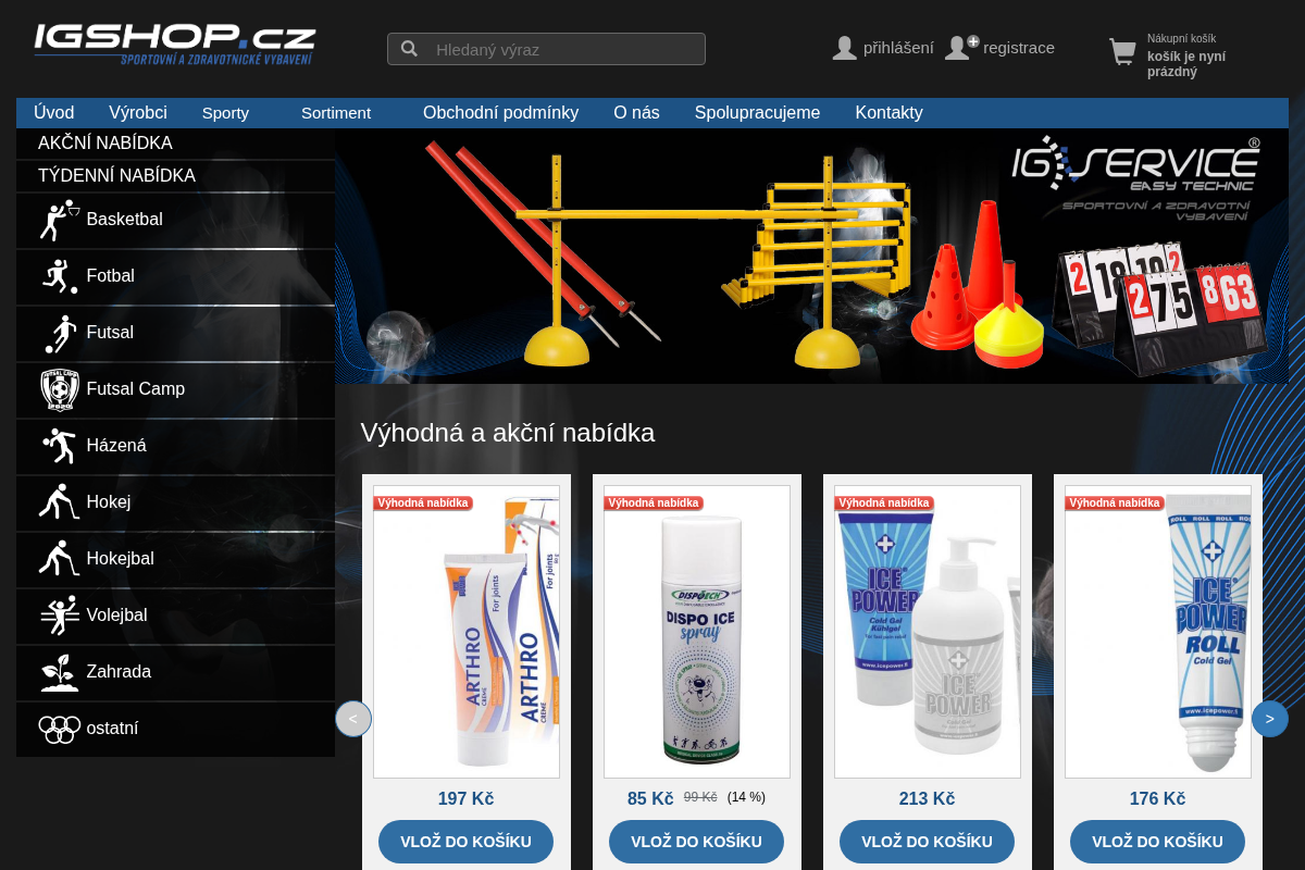 IG SHOP - Sportovní a zdravotnické vybavení