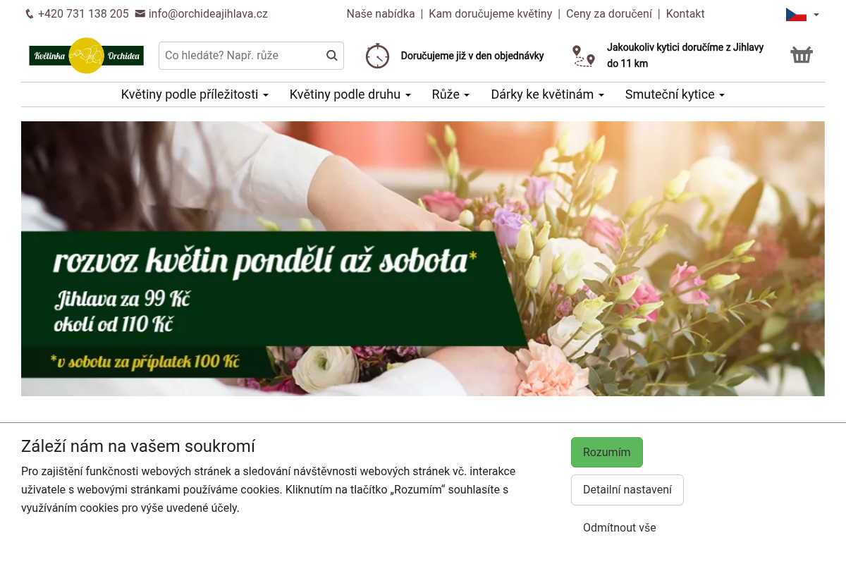 Květinka Orchidea