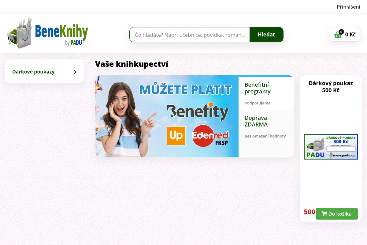 BeneKnihy.cz - knihkupectví
