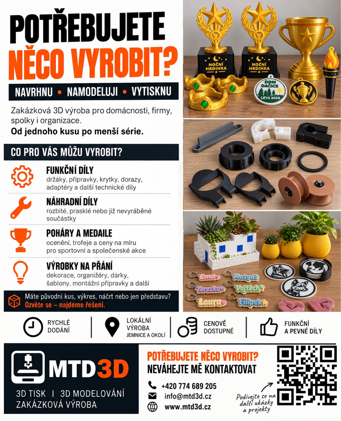 MTD 3D - Zakázkový 3D tisk a modelování foto 2