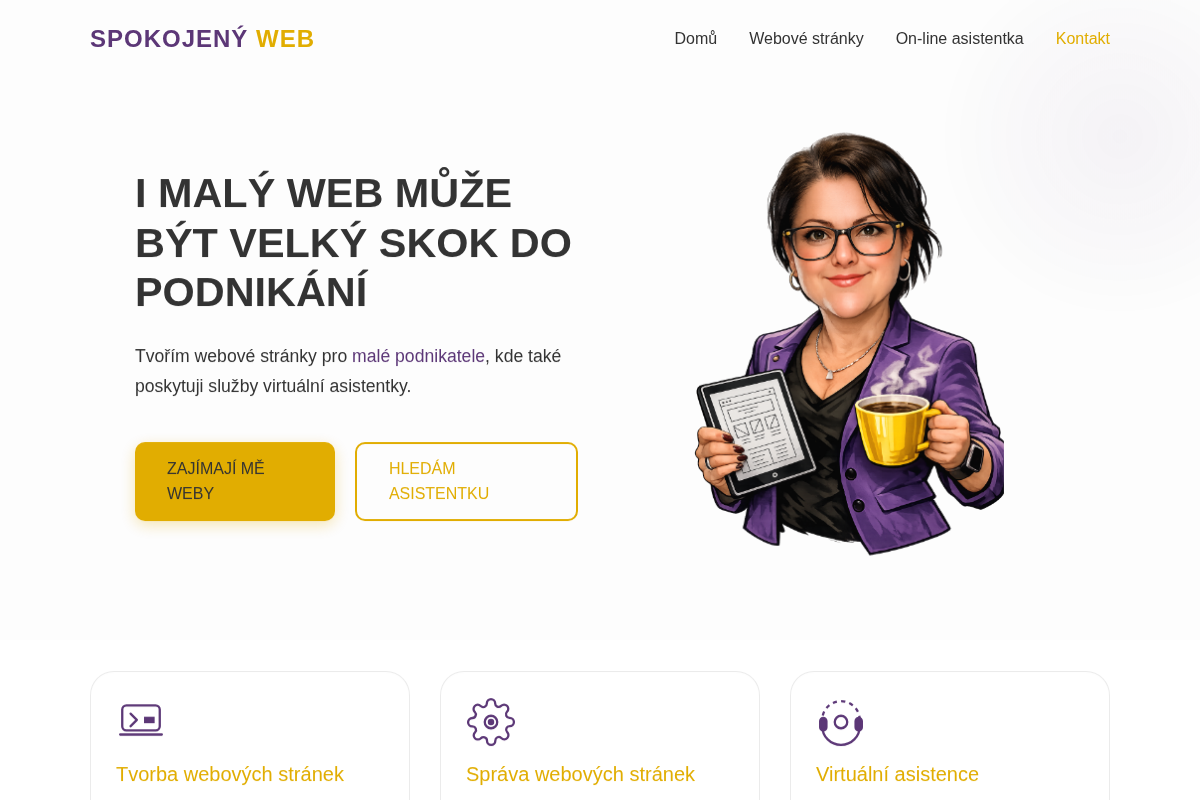 Webdesign a virtuální asistence