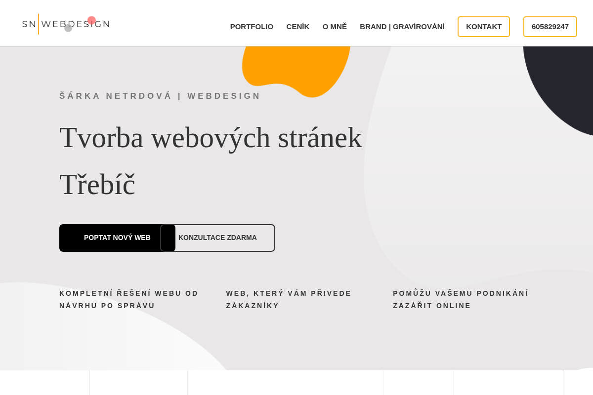 Šárka Netrdová | Webdesign