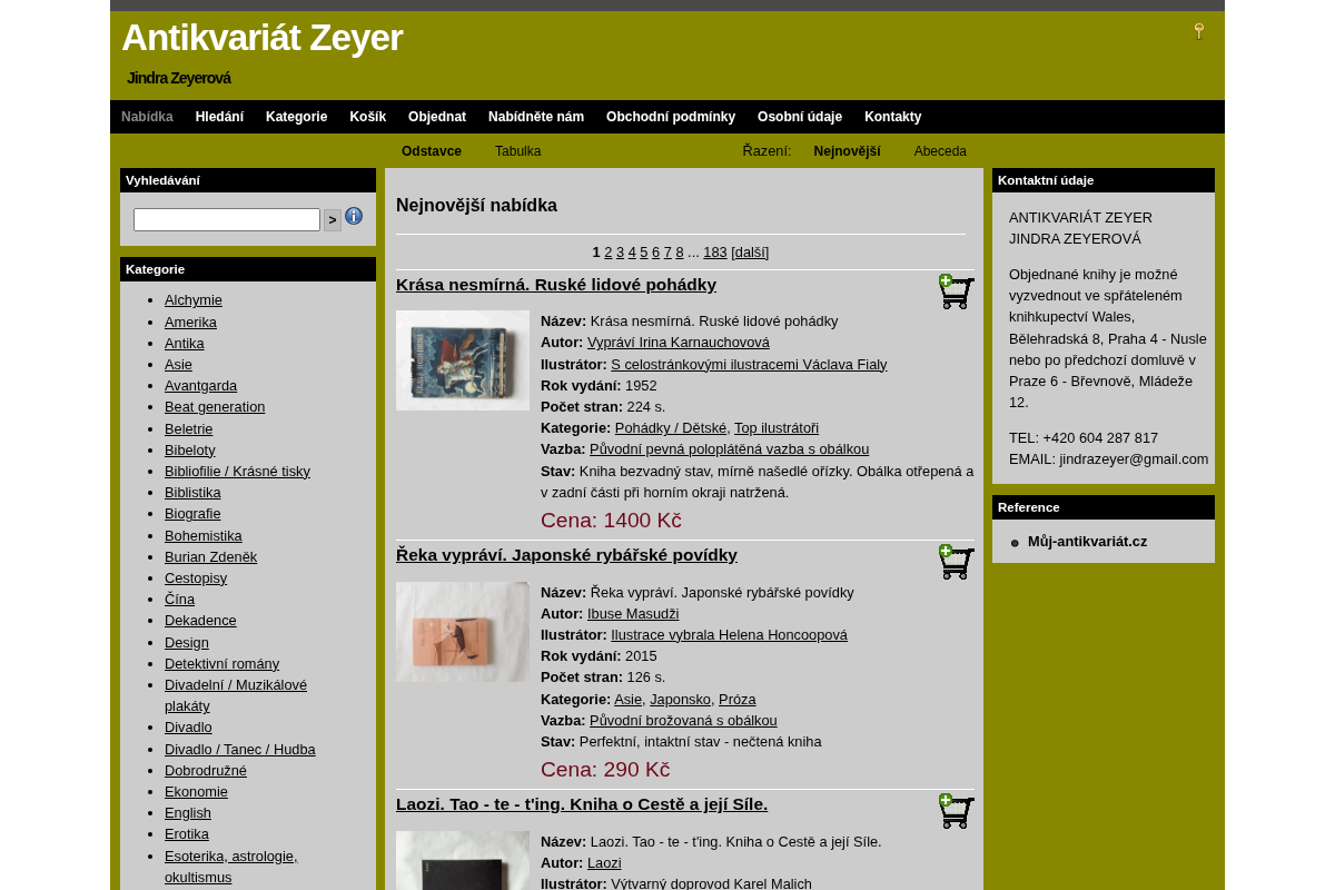 Antikvariat-Zeyer.cz