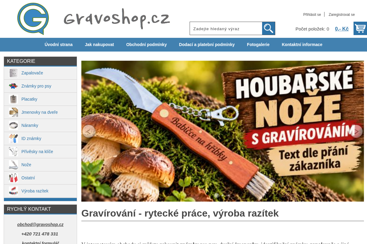 GravoShop.cz